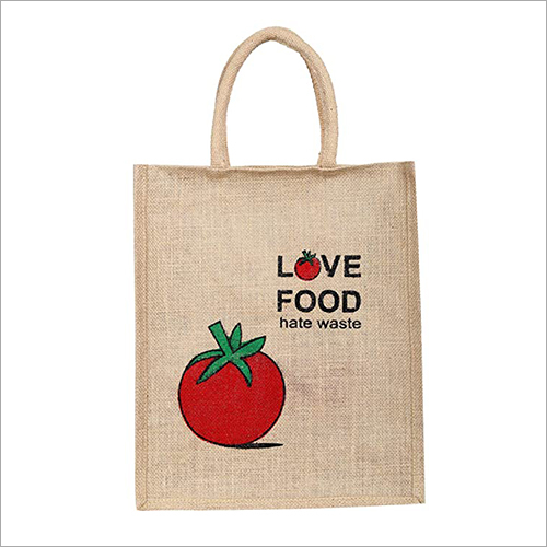 Tomato Printed Jute Shopping Bag