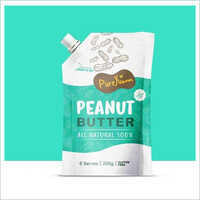 All Colors Available Peanut Butter Packaging Pouch