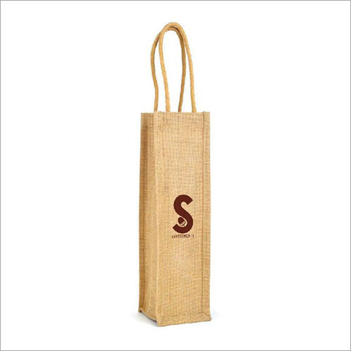 Natural Water Bottle Jute Bag