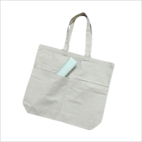 Cotton Shopping Bag With Pocket