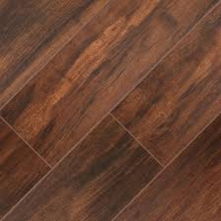 Random Length Wooden Flooring - Color: Brown