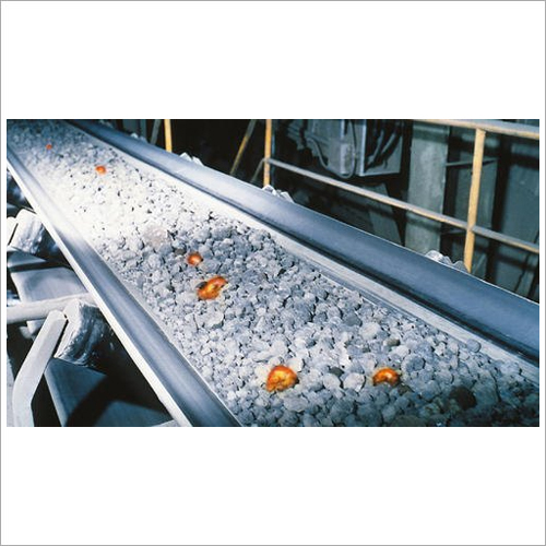 Silver Fire Resistant Rubber Conveyor Belt