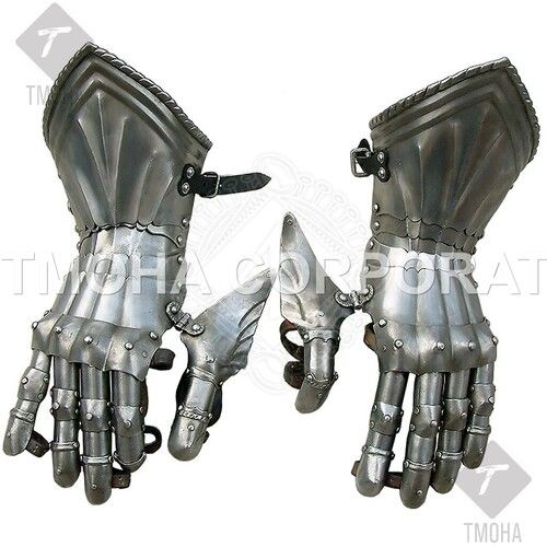 Iron Medieval Wearable Gauntlets / Gloves Armor Gauntlets  / Gloves Ga0002