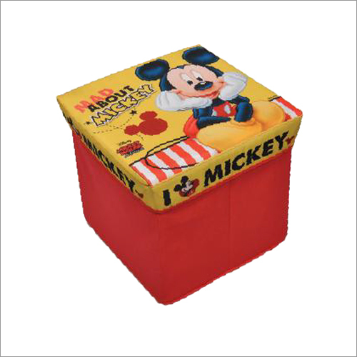Disney Small Storage Box - Polyester, Small Size, Multicolors | Rectangle Shape, Suitable for Ages 0-6 Years, Fun Pattern Design