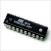 At89c2051-24pi Atmel Microcontroller - 8 Bit, Black, 2k Bytes Flash Memory | Industrial Embedded Control Applications