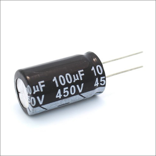 Chocolate Brown 100 Uf Electrolytic Capacitor