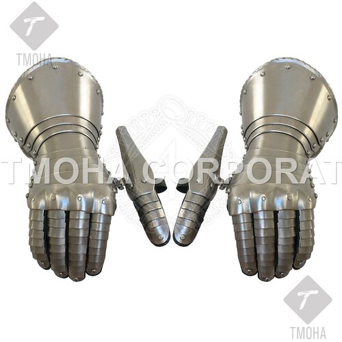 Medieval Wearable Gauntlets / Gloves Armor Gauntlets Galahad GA0024