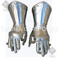 Medieval Wearable Gauntlets / Gloves Armor Gauntlets Trystram GA0025