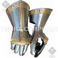 Medieval Wearable Gauntlets / Gloves Armor Opulent renaissance gauntlets GA0027