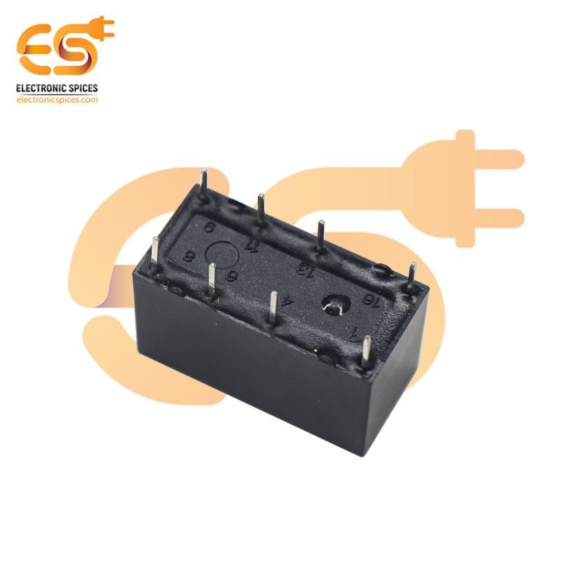 120V AC to 24V DC 2A 6 Terminal LT2S-12VDC-T Subminiature DPDT PCB panel mount power relays