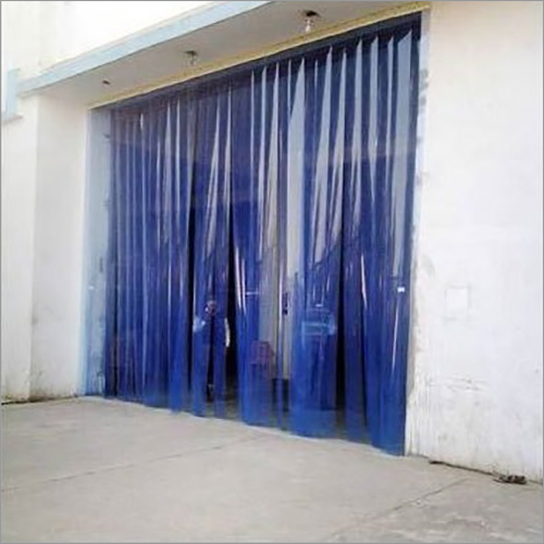Blue PVC Strip Curtain