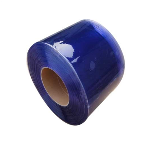 Blue Strip Curtain Roll