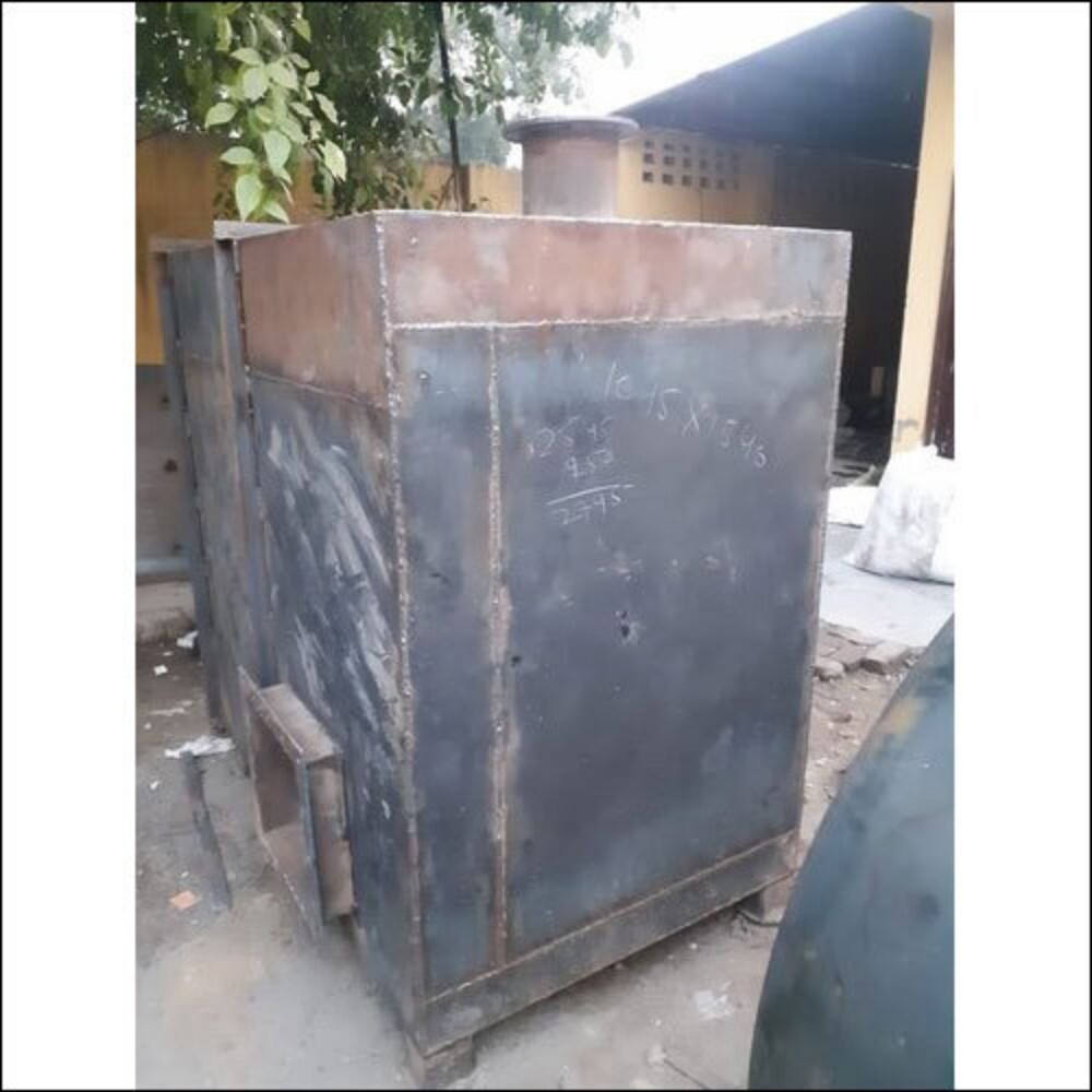 Industrial Biomass Pellet Burner Boiler - Mild Steel, 5x7x7 Feet, Electric Power Source, 800 kg | New Condition, Industrial Usage
