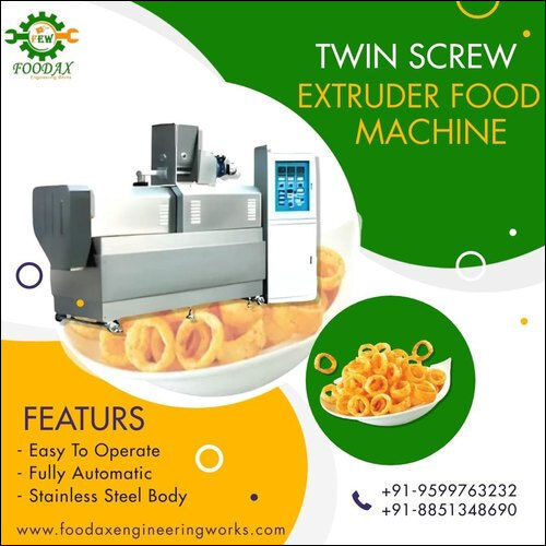 Twin screw (RICE CORN PUFF) EXTRUDER