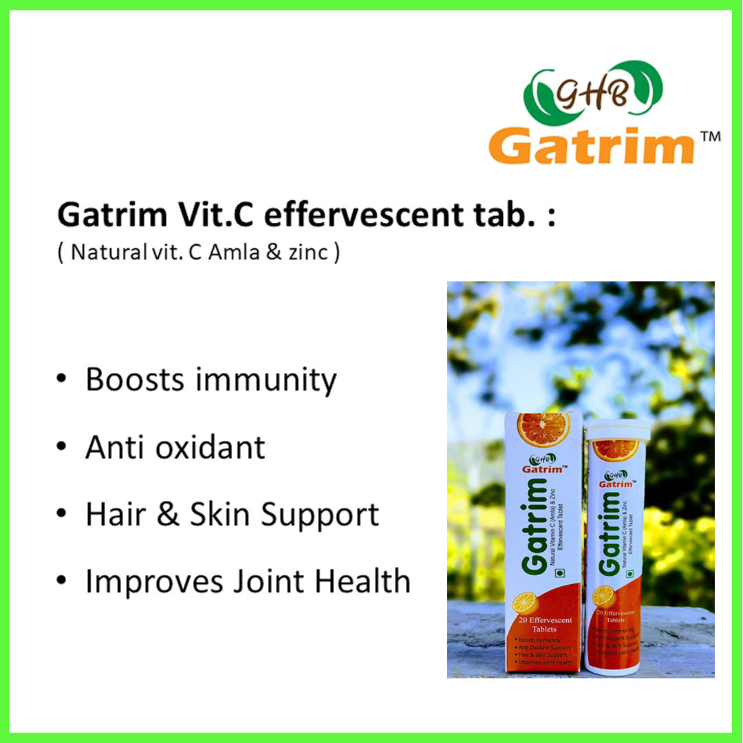 Natural Vitamin C (Amla) And Zinc Effervescent Tablets