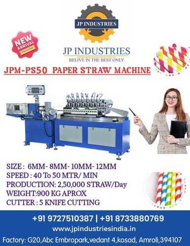 U SHAPE PAPER STRAW MAKING MACHINE