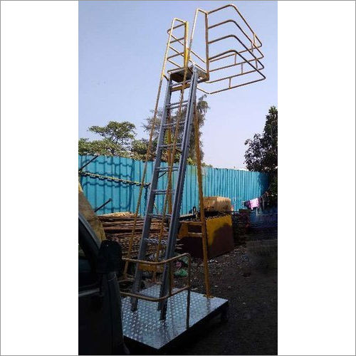 Industrial Aluminium Trolley Ladder