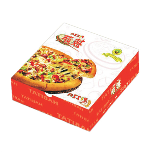 Printed Paper Board Pizza Packaging Box