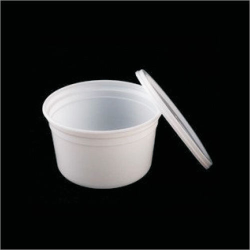 Plastic Food Container - Color: White