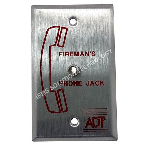Stainless Steel F Firefighter Phone Jack
