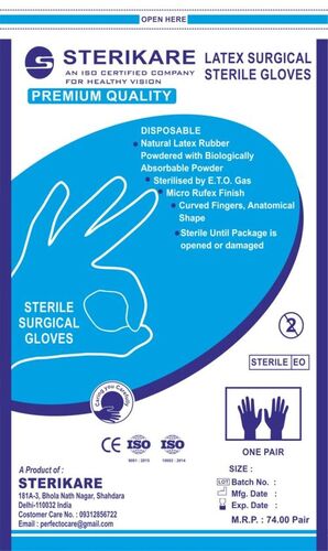 DISPOSABLE SURGICAL GLOVES