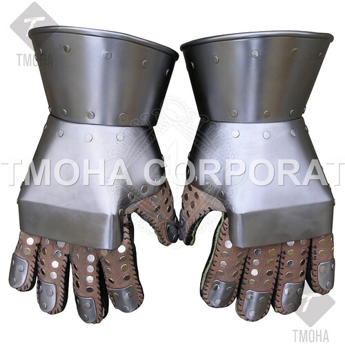 Medieval Wearable Gauntlets / Gloves Armor Gauntlets Churburg (about 1410) / Milanese Gauntlets GA0037