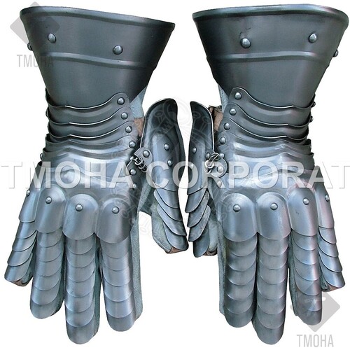 Medieval Wearable Gauntlets / Gloves Armor Pair of gauntlets Percyvale GA0039