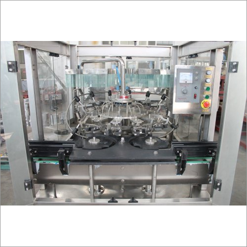 Pharmaceutical Rotary Bottle Washing Machine - Metal, Automatic Operation | Heavy Duty Performance, Warranty Included