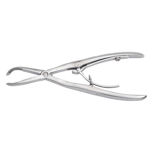 Self-locking Curved Redcution Forceps with Tip