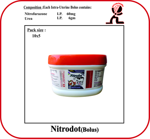 Nitrofurazone And Urea Bolus Brand - NITRODOT (10 x 5)