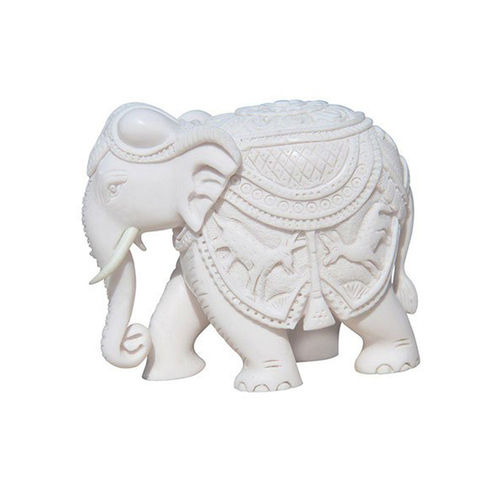 White Elephant Marble Statue at best price