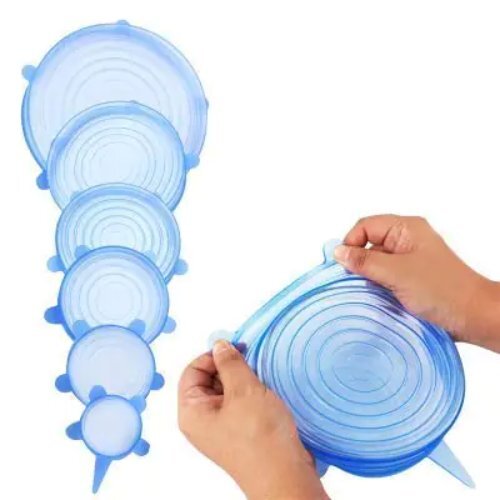 Silicon lids for containers