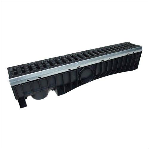 Black Hdpe Surface Drainage Channel Drain