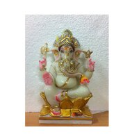 Carved Hindu God Ganesha Statue