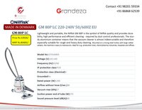 NILFISK Dry Vacuum Cleaner GM-80P