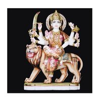 Hindu God Durga Maa Marble Statue
