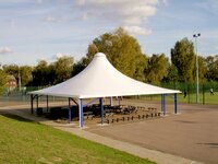 Tensile Gazebo Structure - Material: Polyester