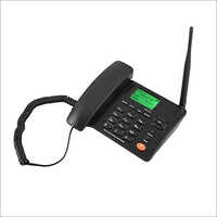 Plastic Black Landline Phone