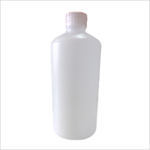 Plastic Ink Bottle 1 Liter - HDPE Material, Round Shape, White Color | Leakage-Free, Screw Cap for Secure Sealing, Bulk Order Availability