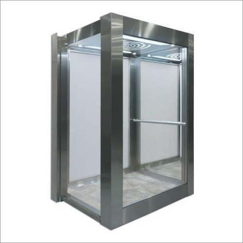 Stainless Steel With Glass Elevator Cabin