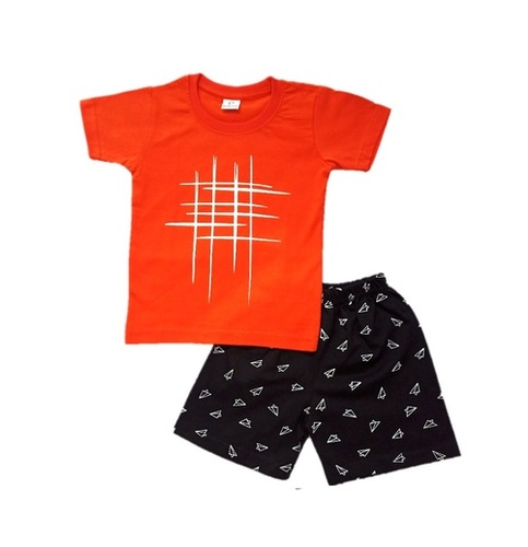 Kids Red Cotton Top and Pant