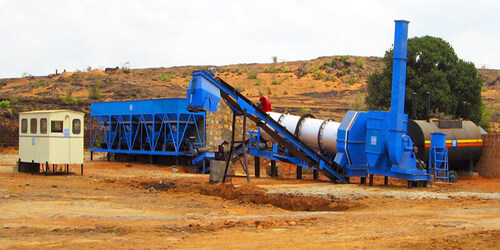 Drum Mix Plant with Wet Mix Plant