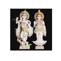 Marble Statue Of Radha Krishna at low price