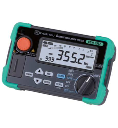 Digital Insulation and Continuity Testers - 1KV Insulation Resistance Measurement Digital Display with USB Connectivity