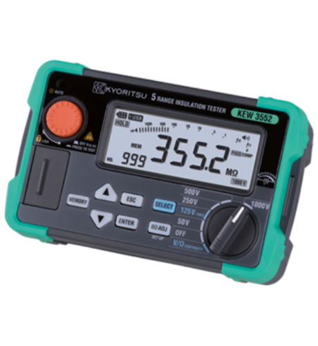 Digital Insulation and Continuity Testers - KEW 3552