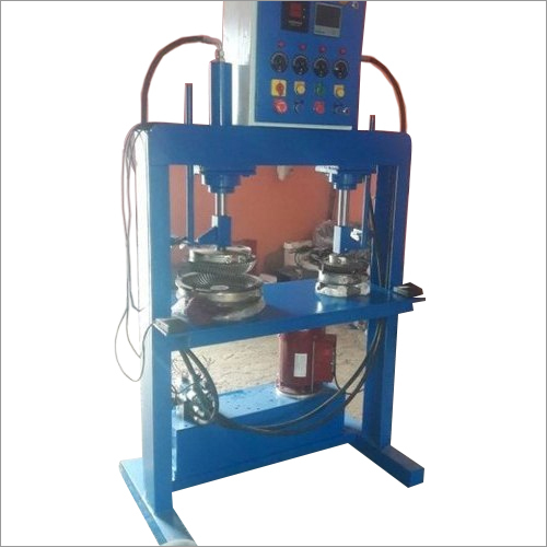 Double Die Button Press Paper Plate Making Machine