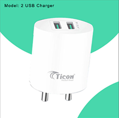 2 Usb Charger Body Material: Abs