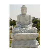 Premium in Quality White Marble Buddha Sculpture