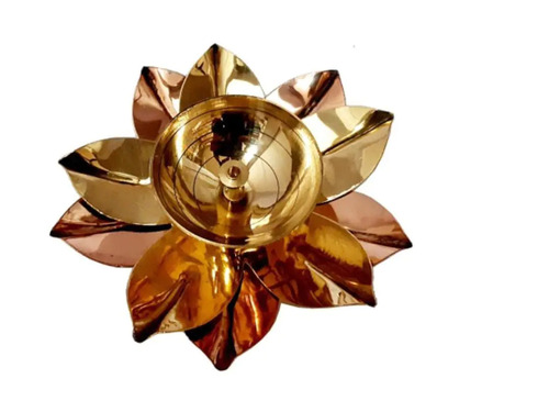 Gold Brass Jyoti Diya Lamp Lotus Shape at Best Price in Bengaluru ...