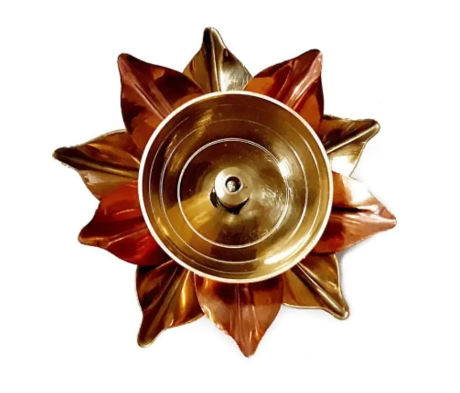 Brass Jyoti Diya Lamp Lotus Shape